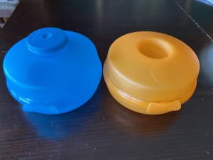 Tupperware Round Salad, Roll, Bagel, Donut keepers - $10 each