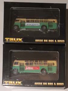 2 x Vintage Sydney Diecast Bus 1:76 scale