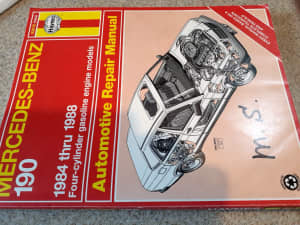 Mercedes 190 Haynes manual $25. Bridport Dorset Area Preview