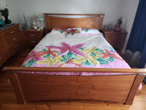 Queen Bedroom Set with Dresser and 2 x Bedsides