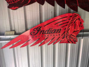 Indian motorcycle signs