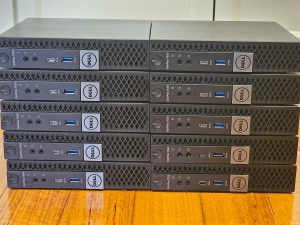 10 x Dell micro pc i5-6500, 256G SSD, 8G RAM, Win10 Pro and Office21