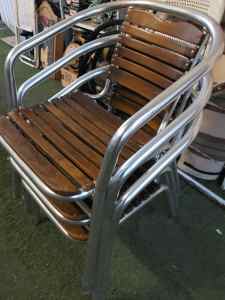 Heavy-duty Cafeteria Chairs x 3 In Excellent Condition $65 Lot