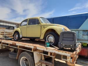 Vw beetle rusty floor pans engine seized