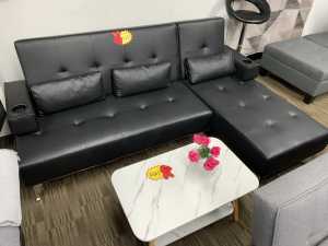 BRAND NEW SOFA BED WITH CUP HOLDER/FAST DELIVERY 