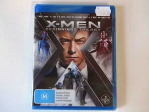 X-MEN BEGINNINGS TRILOGY - Brand New Sealed Blu-ray