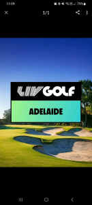 LIV Golf Adelaide: Saturday GA Ground pass
