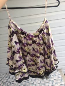 Alannah Hill Size 10 Whimsy Delight Skirt Silk