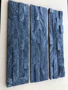Black quartz Stackstones 600x150mm