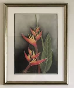 Framed Silk Art - 3 pieces available 