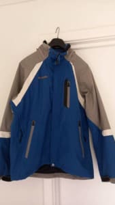 Columbia Waterproof Hooded Lined Jacket Mens Size S
