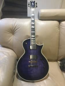 Guitar ESP E-ll Eclipse Reindeer Blue