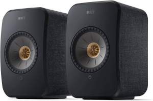 KEF LSX II Wireless Hi-Fi Speakers + KEF P1 Desk Pad AS NEW