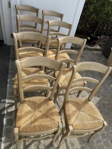 cane dining chairs gumtree