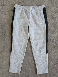 Puma Drycell Track Pants Grey Black Brand New RRP $89