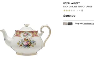 Royal Albert Teapot & 2 set cup & Saucer