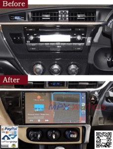 GPS 10in Toyota Corolla 2019 camera 1080p bluetooth handsfree NAV FM