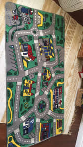 Play car Road Town mat
