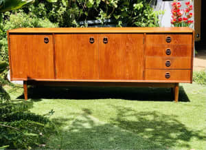 Retro 60s Parker Nordic Buffet Sideboard (Pickup Only Mitchelton QLD)