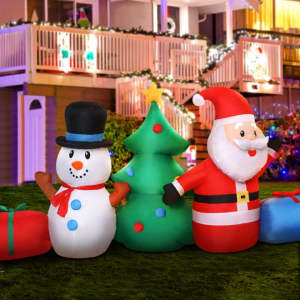 67cm Inflatable Santa Claus Christmas Decoration Stocking Filler 