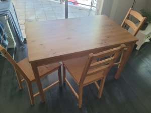 Ikea table and 4 chairs