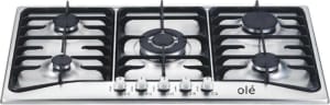 90cm Stainless Steel 5 Burner GAS Cooktop - OPEN BOX SALE