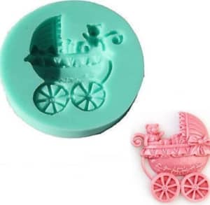 3D Bear carriages cake decorating cutter Chocolate Candy fondant