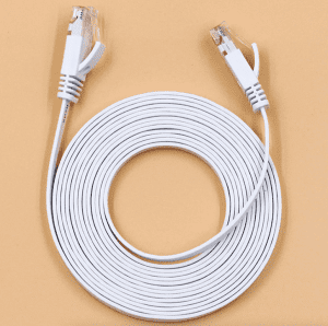 RJ45 CAT6 Ethernet Network Cable, white,3m