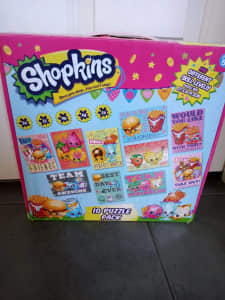 Shopkins puzzles x10 carry box 
