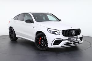 2018 Mercedes-Benz GLC-Class C253 809MY GLC63 AMG Coupe SPEEDSHIFT MCT 4MATIC+ S White 9 Speed