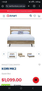 Queen Bed from Amart Furniture