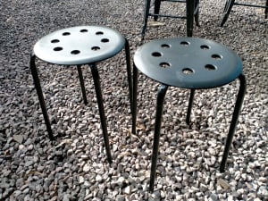 STOOLS X 24. $10 EACH OR $200 FOR THE LOT!