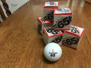 Vintage Dunlop 65 Golf Balls ($20 each)