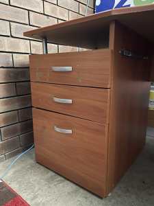 MUST GO! Large Computer Desk with 3 Draws