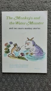 The Monkeys and the Water Monster 1974 by Bernice Chardiet Scholastic