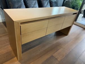 SIDE BOARD/CHEST OF DRAWERS CUSTOM MADE EXC COND