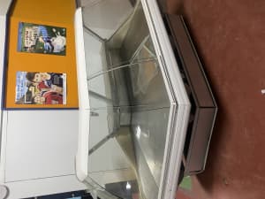 Display Fridge Commercial Curved Glass