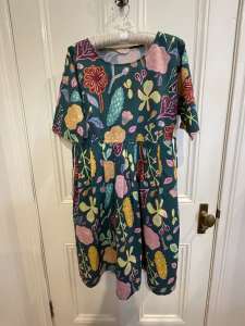 Gorman Organic Cotton Pitched Petal Sadie Dress size XS