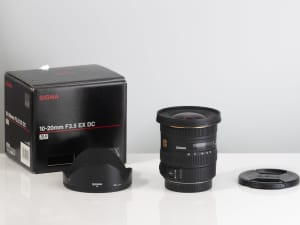 Sigma 10-20mm f3.5 EX DC HSM for Canon Lens in Excellent condition