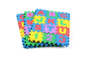 Baby Colorful Foam Alphabet Letters Numbers Mat Jigsaw Puzzle
