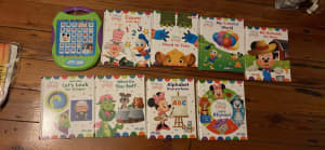 Disney Baby My First Smart Pad Library Toy 8 Books Mickey Mouse Alphab