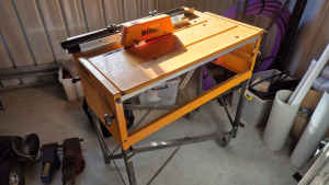 Triton Workcentre Saw Table Mk3 and Extension Table
