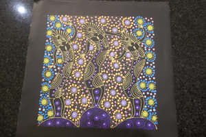 Aboriginal Art Dreamtime Sisters Colleen Wallace Nungarrayi