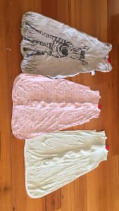 Toddler sleeping suits x 3, 1x6-18 months, 2x 12-24 months