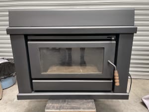 SOLD PENDING Wood Heater Fireplace with Flue DELIVERY AVAILABLE