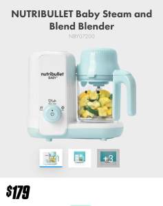 NUTRIBULLET Baby Steam and Blend Blender
