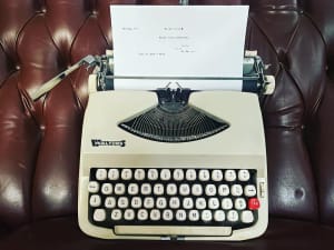 c1960s Walton’s Portable Typewriter - Made in Portugal
