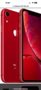 IPhone XR RED 128 GB, Excellent condition no damage or scratches