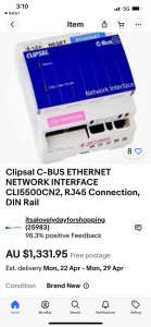 Clipsal network interface 