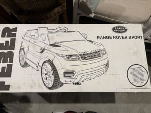 Feber Range Rover 6v kids car ride on NEW